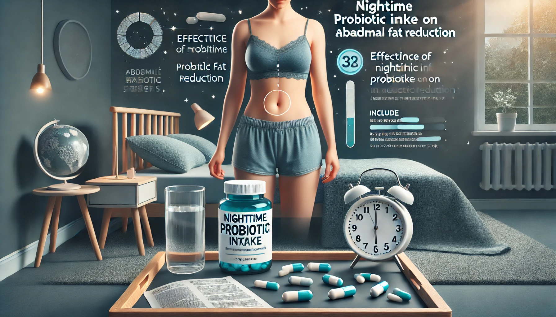 Effectiveness of Nighttime Probiotic Intake on Abdominal Fat Reduction