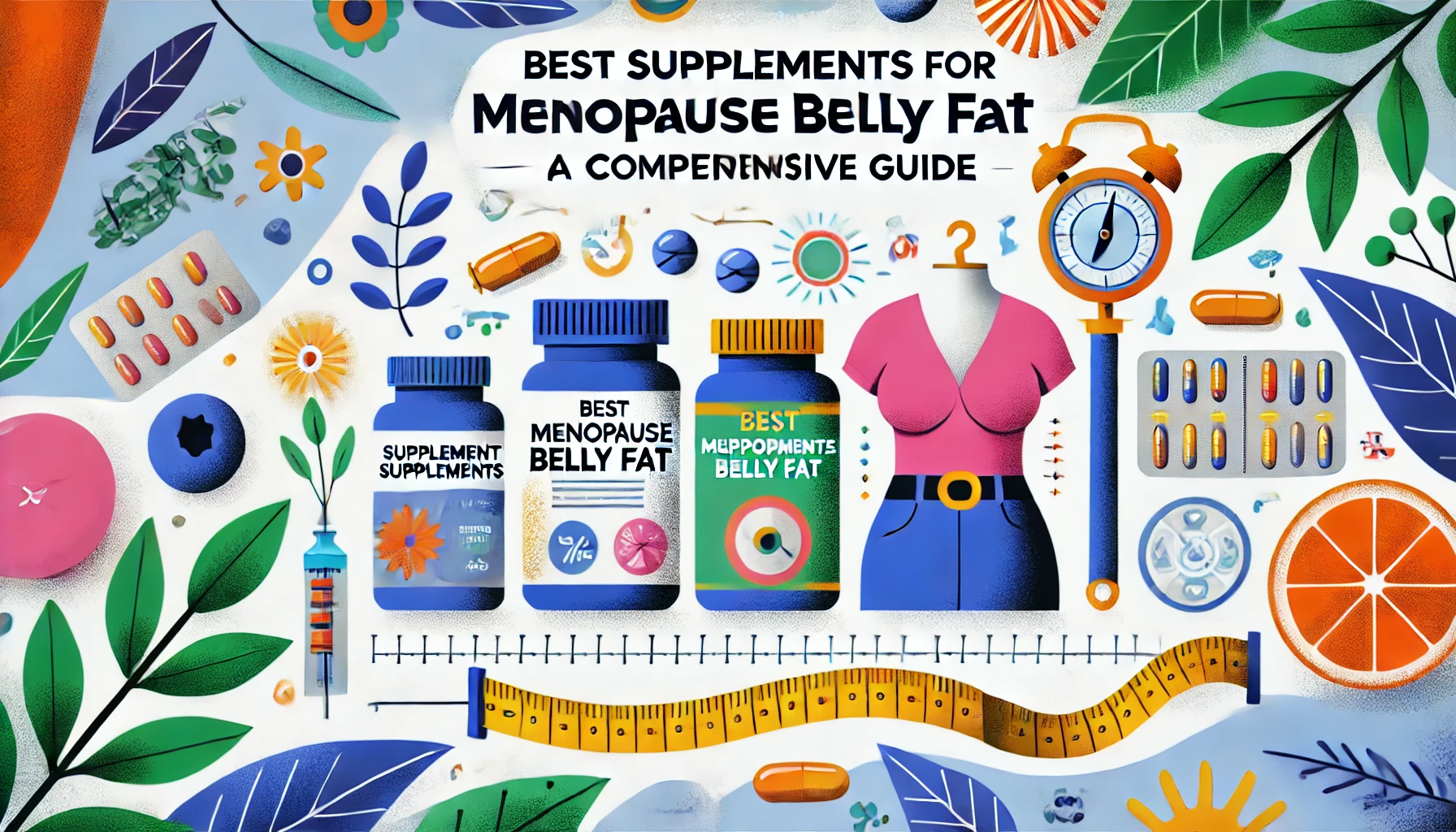 Best Supplements for Menopause Belly Fat: A Comprehensive Guide