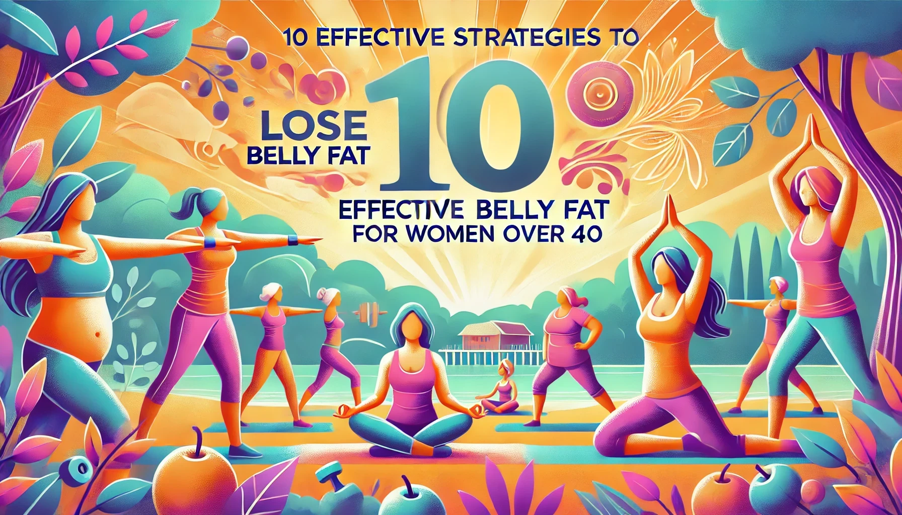 how to lose belly fat women over 40 : 10 Effective Strategies